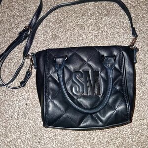 Steve Madden Mini Black Quilted Purse